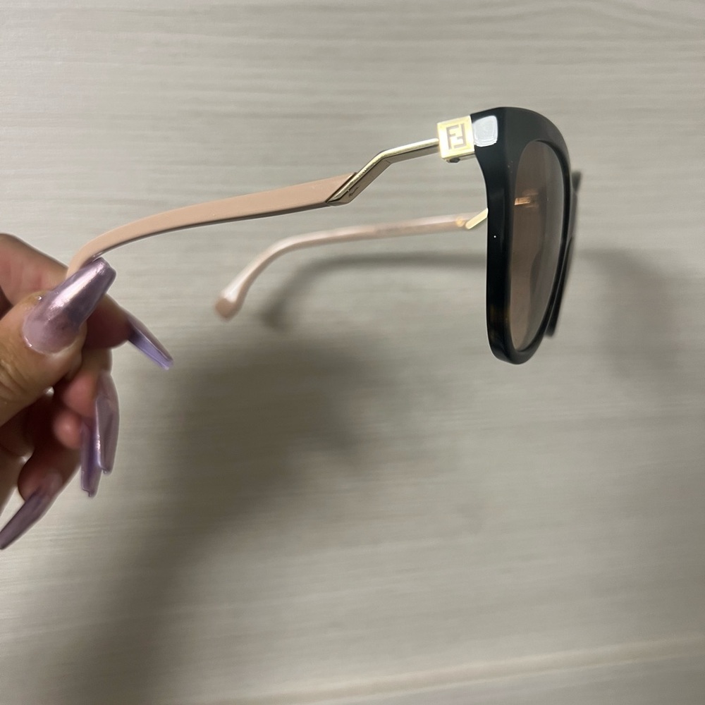 Fendi pink and brown sunglasses